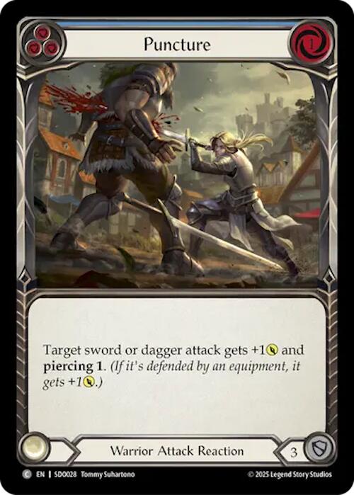 Puncture (Blue) (Regular) [SDO028] (GEM Pack 2) | Boutique FDB TCG