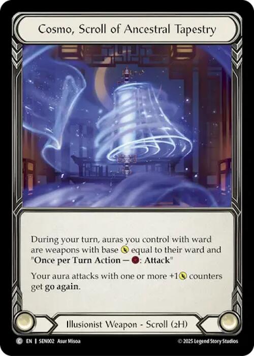 Cosmo, Scroll of Ancestral Tapestry [SEN002] (GEM Pack 2) | Boutique FDB TCG