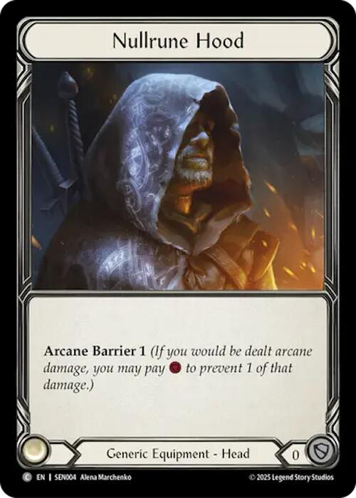 Nullrune Hood [SEN004] (Silver Age Chapter 2) | Boutique FDB TCG