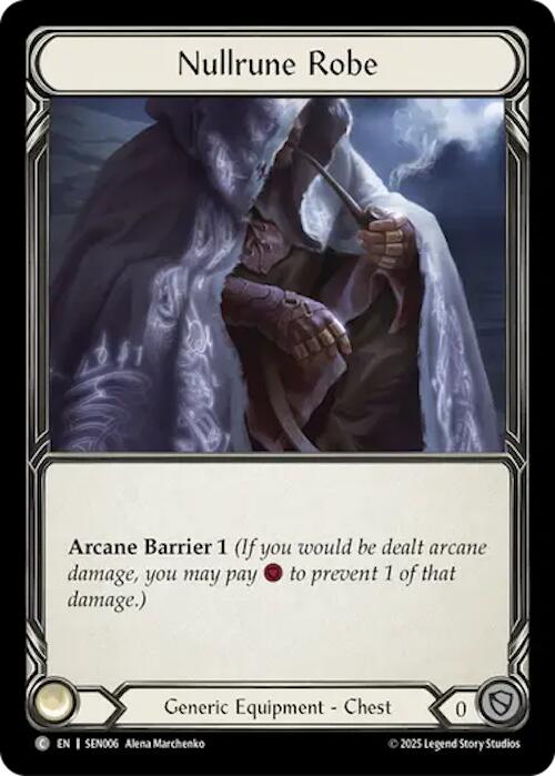 Nullrune Robe [SEN006] (Silver Age Chapter 2) | Boutique FDB TCG