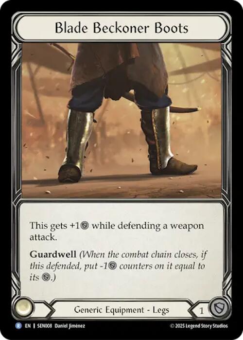 Blade Beckoner Boots [SEN008] (GEM Pack 2) | Boutique FDB TCG
