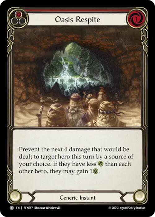 Oasis Respite [SEN017] (Silver Age Chapter 2) | Boutique FDB TCG