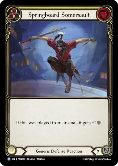 Springboard Somersault [SEN020] (Silver Age Chapter 2) | Boutique FDB TCG
