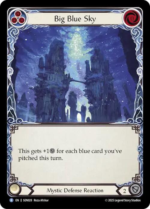 Big Blue Sky [SEN028] (Silver Age Chapter 2) | Boutique FDB TCG