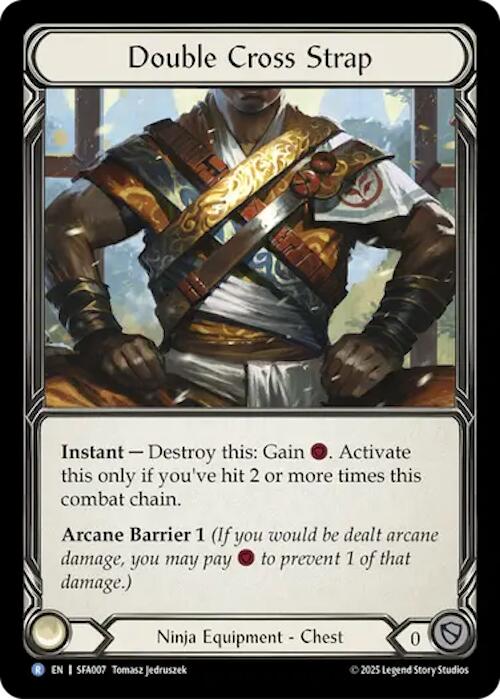 Double Cross Strap [SFA007] (Silver Age Chapter 2) | Boutique FDB TCG