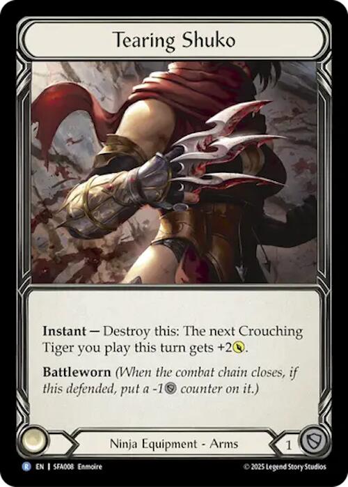 Tearing Shuko [SFA008] (Silver Age Chapter 2) | Boutique FDB TCG