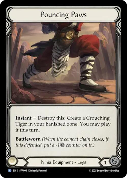 Pouncing Paws [SFA009] (Silver Age Chapter 2) | Boutique FDB TCG