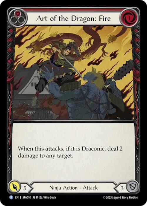 Art of the Dragon: Fire [SFA010] (Silver Age Chapter 2) | Boutique FDB TCG