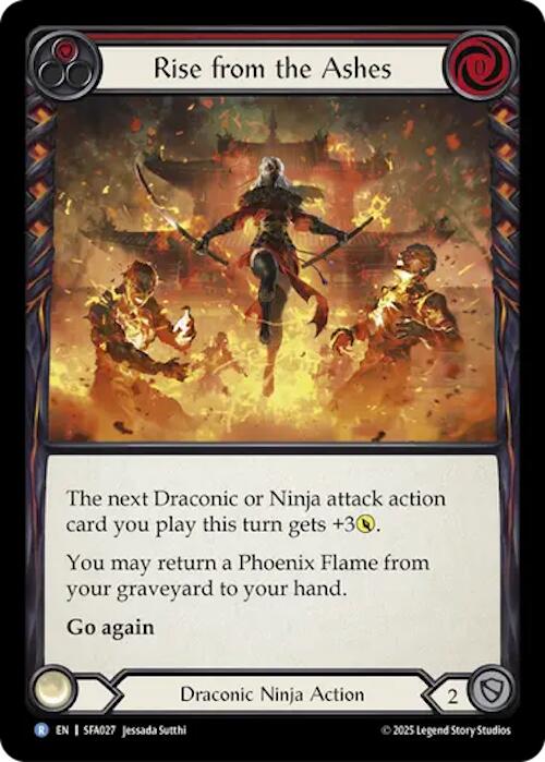 Rise from the Ashes [SFA027] (Silver Age Chapter 2) | Boutique FDB TCG