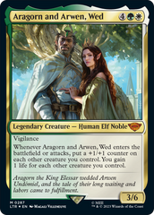 Aragorn and Arwen, Wed [The Lord of the Rings: Tales of Middle-Earth] | Boutique FDB TCG