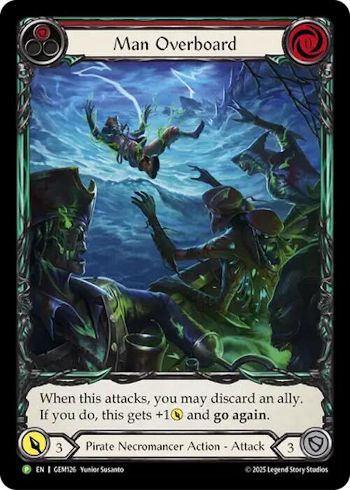 Man Overboard [GEM126] (GEM Pack 4)  Rainbow Foil | Boutique FDB TCG