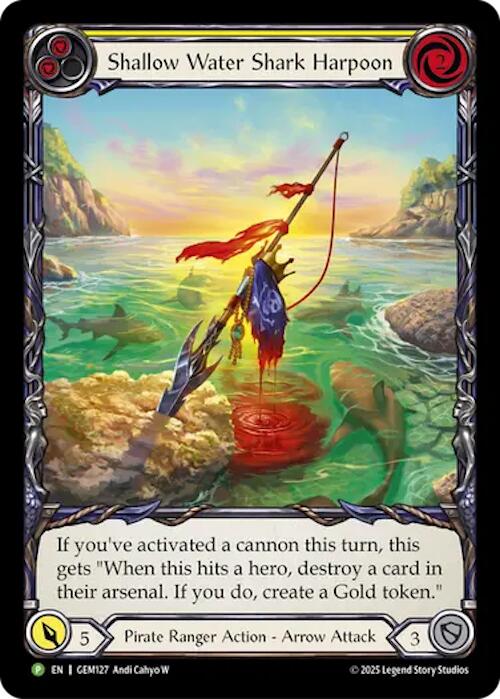 Shallow Water Shark Harpoon [GEM127] (GEM Pack 4) | Boutique FDB TCG