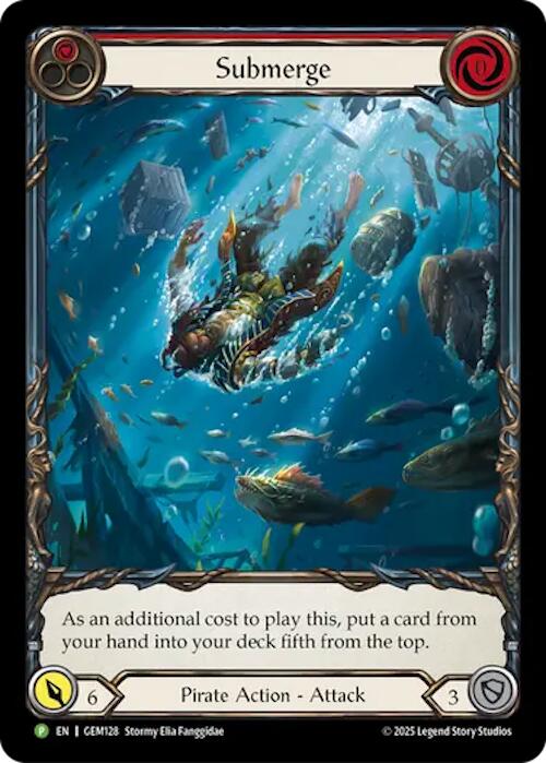 Submerge [GEM128] (GEM Pack 4)  Rainbow Foil | Boutique FDB TCG