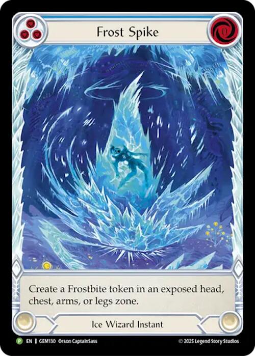 Frost Spike [GEM130] (GEM Pack 4)  Rainbow Foil | Boutique FDB TCG