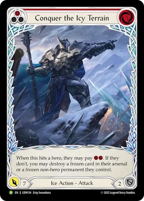 Conquer The Icy Terrain [GEM134] (GEM Pack 4) | Boutique FDB TCG