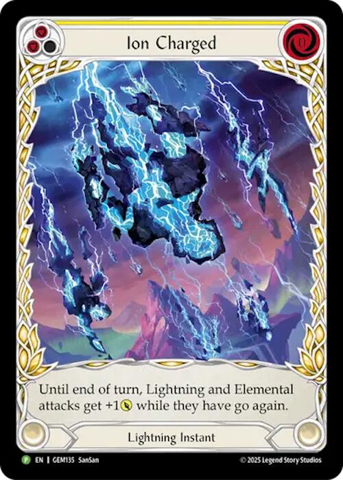 Ion Charged [GEM135] (GEM Pack 4) | Boutique FDB TCG