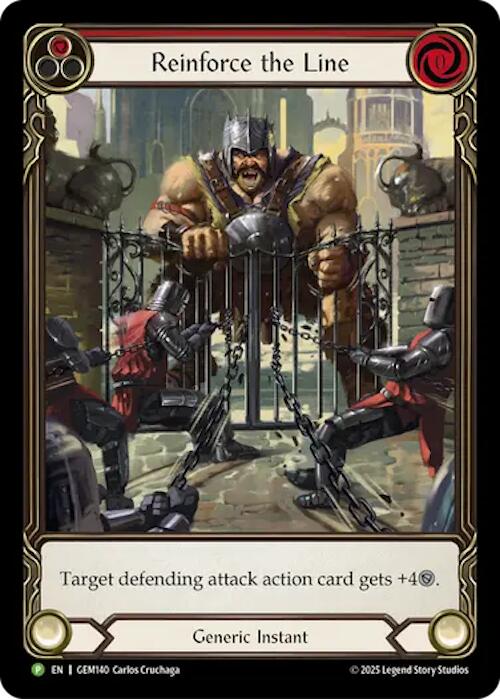 Reinforce the Line [GEM140] (GEM Pack 4) | Boutique FDB TCG