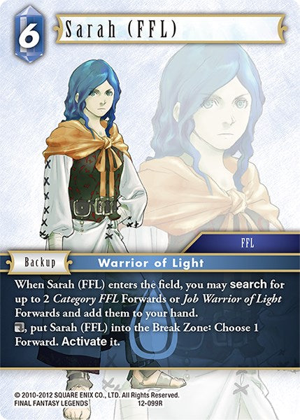 Sarah (FFL) [Opus XII] | Boutique FDB TCG