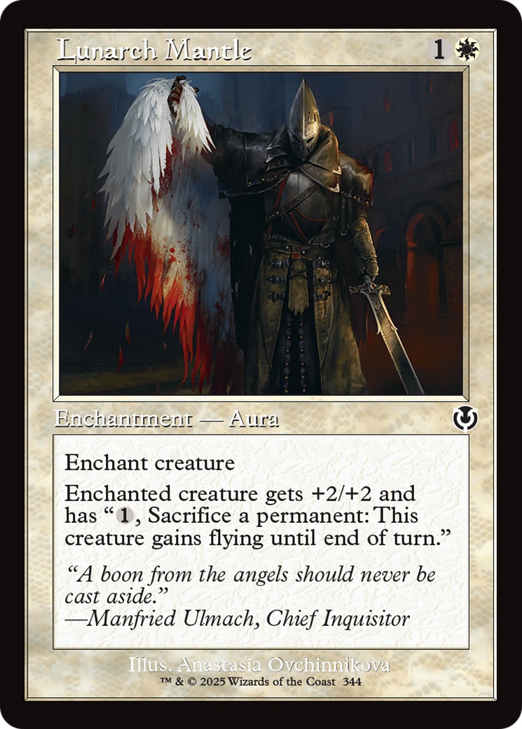 Lunarch Mantle (Retro Frame) [Innistrad Remastered] | Boutique FDB TCG