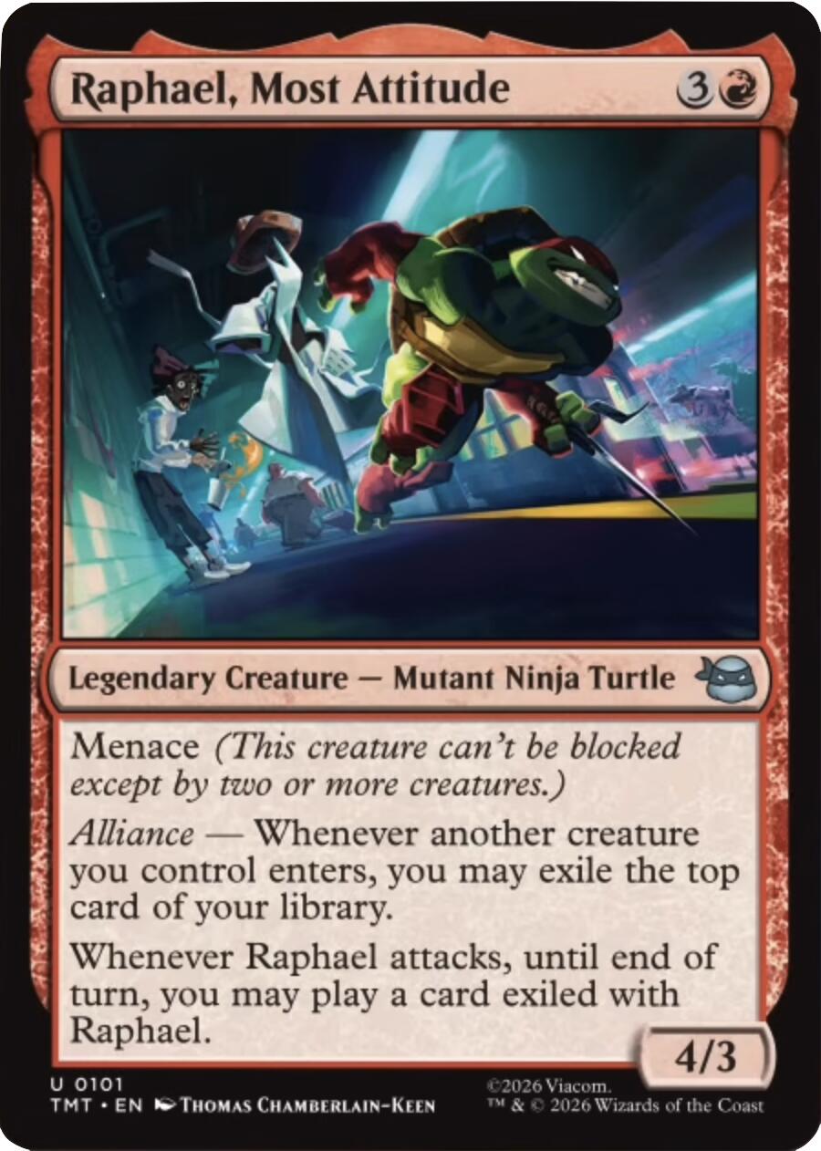 Raphael, Most Attitude [Teenage Mutant Ninja Turtles] | Boutique FDB TCG