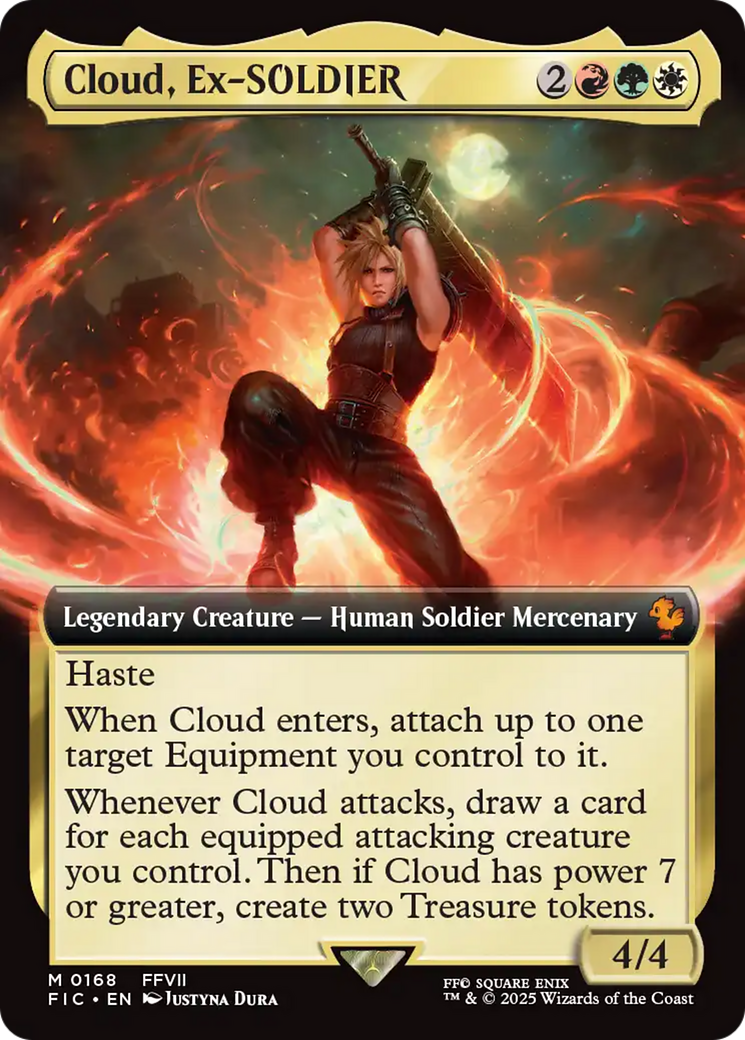 Cloud, Ex-SOLDIER (Extended Art) [FINAL FANTASY Commander] | Boutique FDB TCG