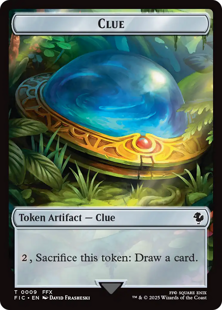 Clue // Treasure Double-Sided Token [FINAL FANTASY Commander Tokens] | Boutique FDB TCG