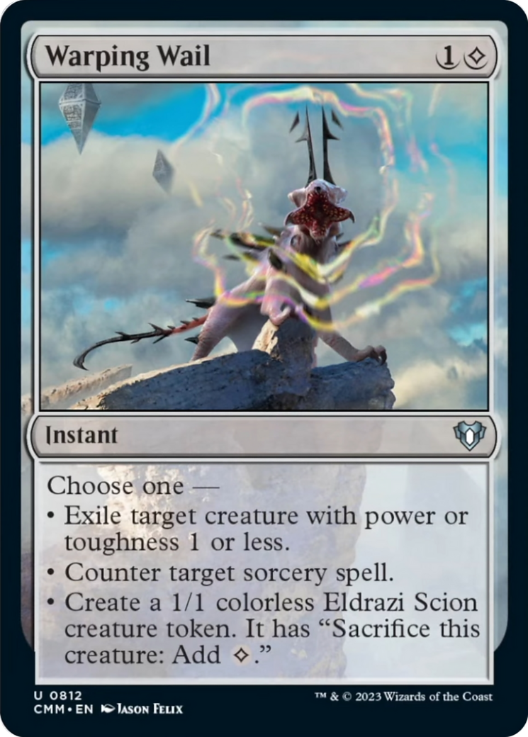 Warping Wail [Commander Masters] | Boutique FDB TCG