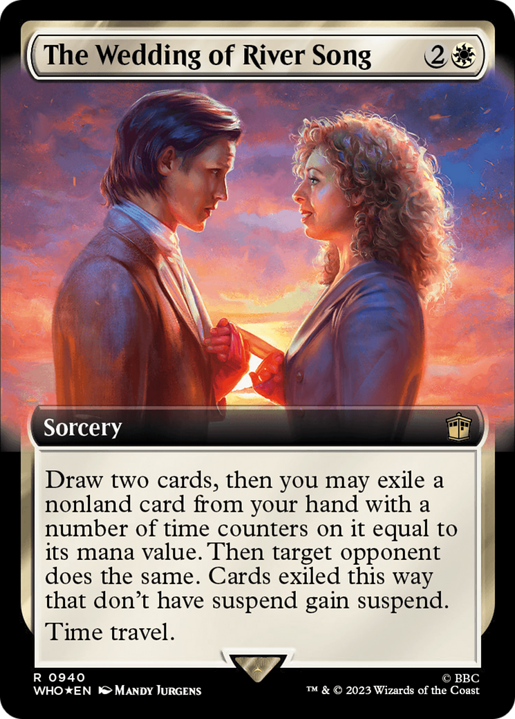 The Wedding of River Song (Extended Art) (Surge Foil) [Doctor Who] | Boutique FDB TCG