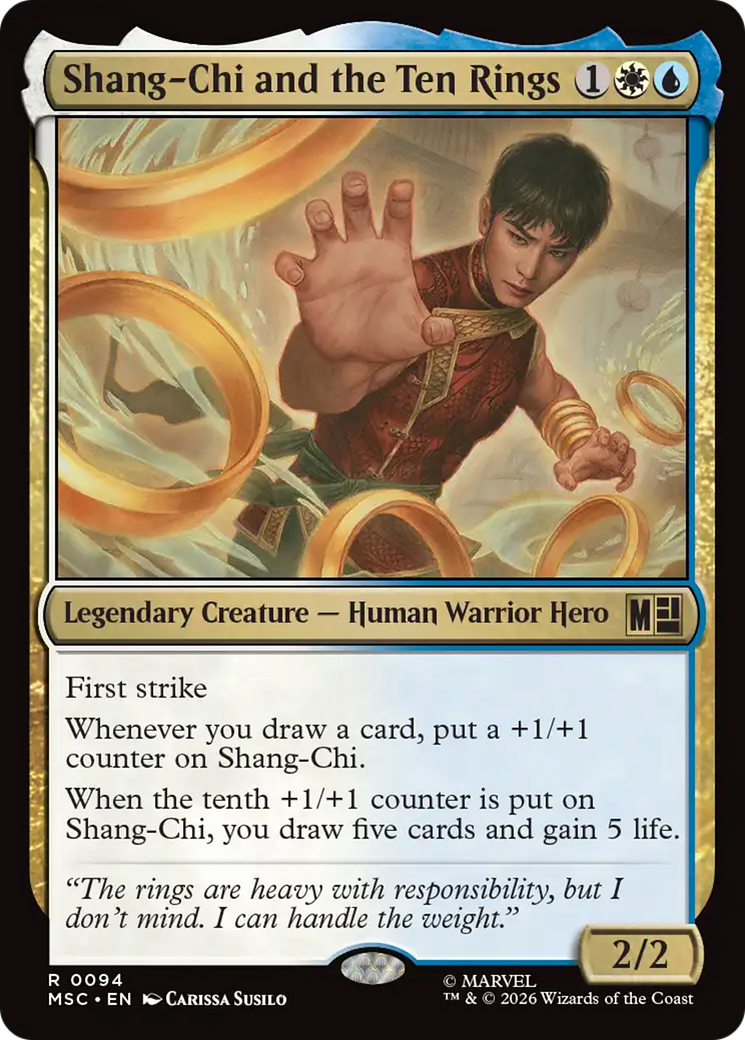 Shang-Chi and the Ten Rings (Surge Foil) [Marvel Super Heroes Commander] | Boutique FDB TCG