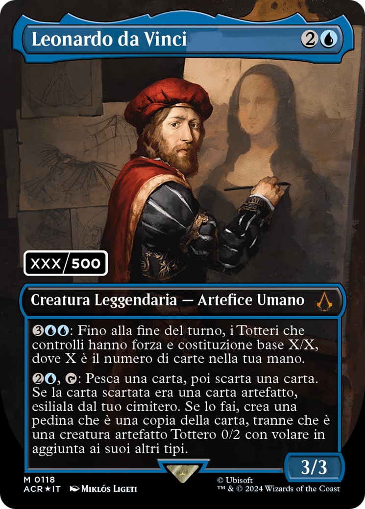 Leonardo da Vinci (Italian) (Serial Numbered) [Assassin's Creed] | Boutique FDB TCG