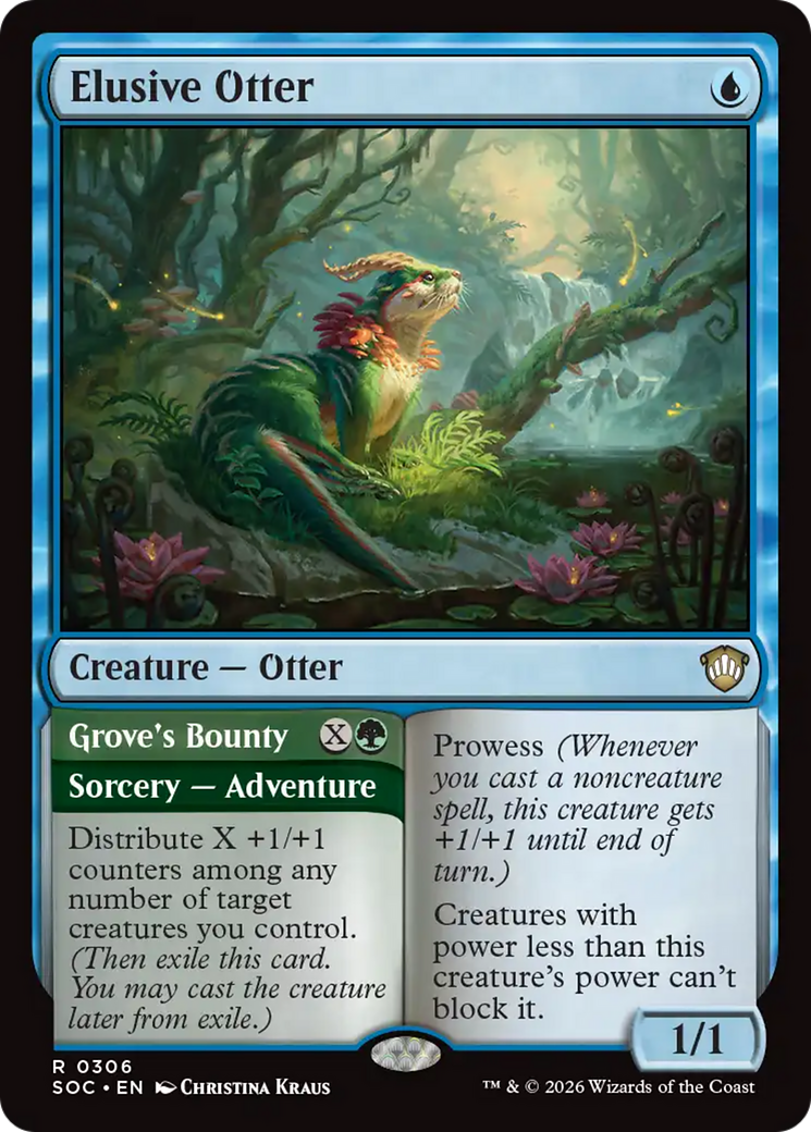 Elusive Otter [Secrets of Strixhaven Commander] | Boutique FDB TCG