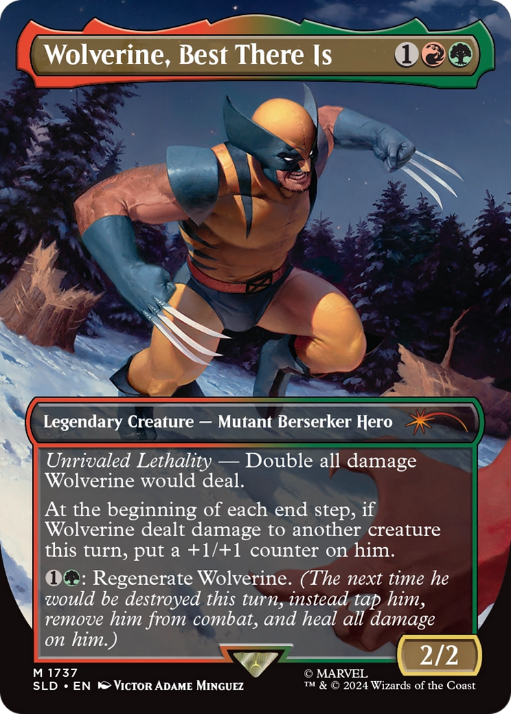 Wolverine, Best There Is (Rainbow Foil) [Secret Lair Drop Series] | Boutique FDB TCG