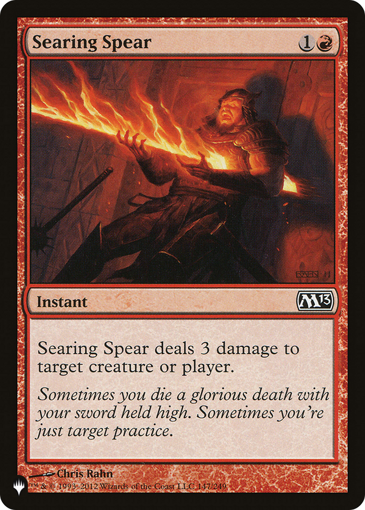 Searing Spear [The List Reprints] | Boutique FDB TCG