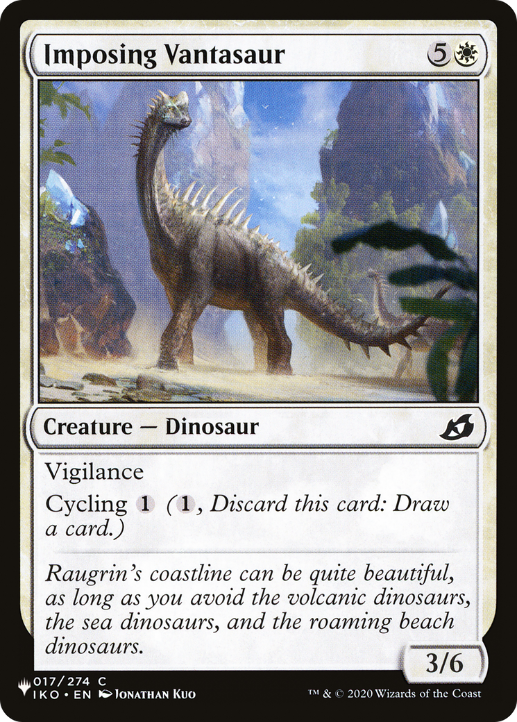 Imposing Vantasaur [The List Reprints] | Boutique FDB TCG