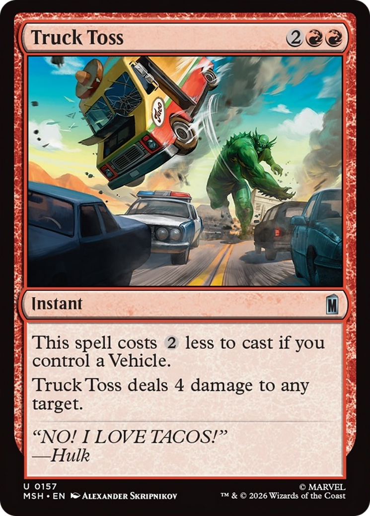 Truck Toss [Marvel Super Heroes] | Boutique FDB TCG