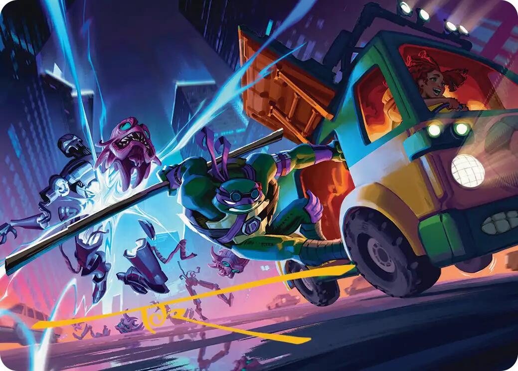 Donatello, Rad Scientist Art Card (Gold-Stamped Signature) [Teenage Mutant Ninja Turtles Art Series] | Boutique FDB TCG