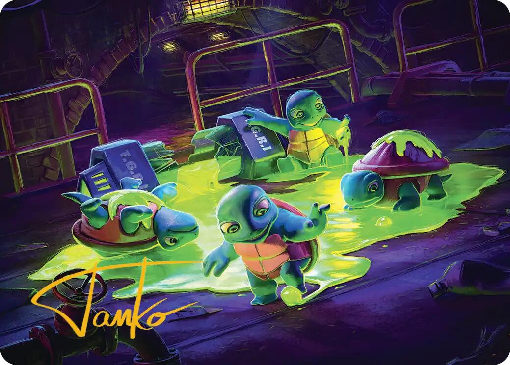 The Ooze Art Card (Gold-Stamped Signature) [Teenage Mutant Ninja Turtles Art Series] | Boutique FDB TCG