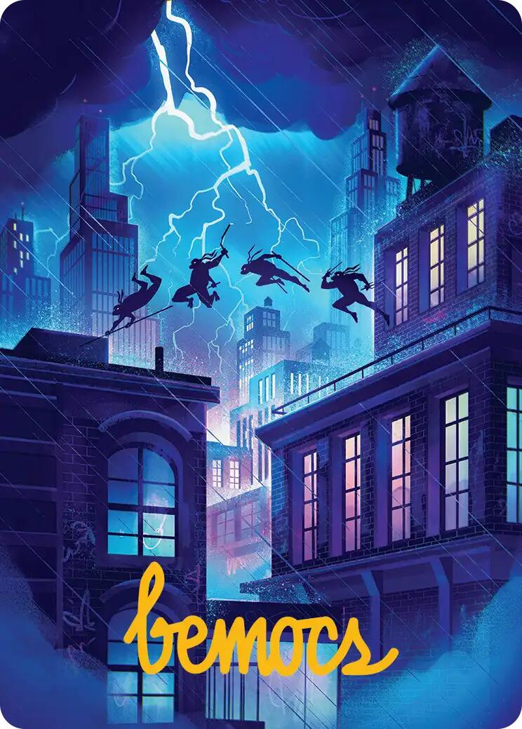 Island Art Card (37/54) (Gold-Stamped Signature) [Teenage Mutant Ninja Turtles Art Series] | Boutique FDB TCG