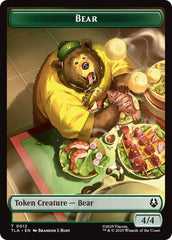 Ally (0006) // Bear Double-Sided Tokens [Avatar: The Last Airbender Tokens] | Boutique FDB TCG