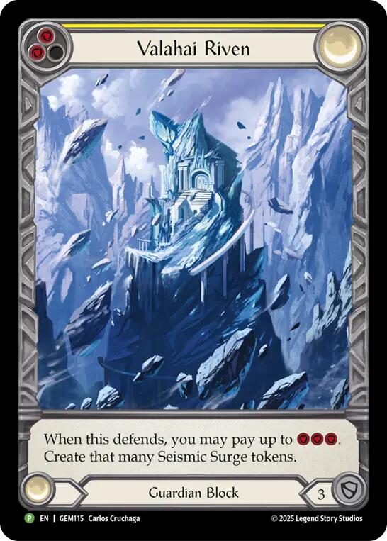 Valahai Riven (Yellow) [GEM115] (GEM Pack 4) | Boutique FDB TCG