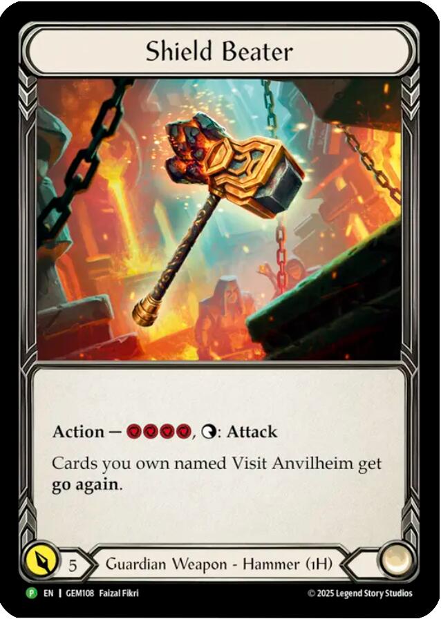 Shield Beater [GEM108] (GEM Pack 4)  Cold Foil | Boutique FDB TCG
