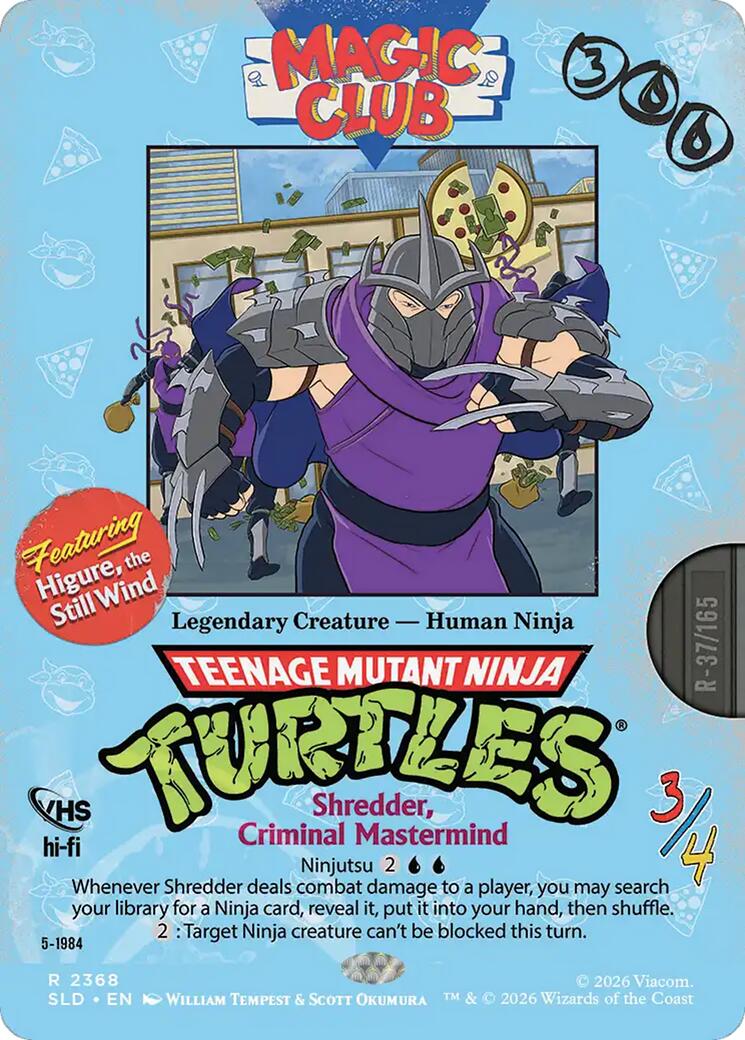 Shredder, Criminal Mastermind - Higure, the Still Wind [Secret Lair Drop Series] | Boutique FDB TCG