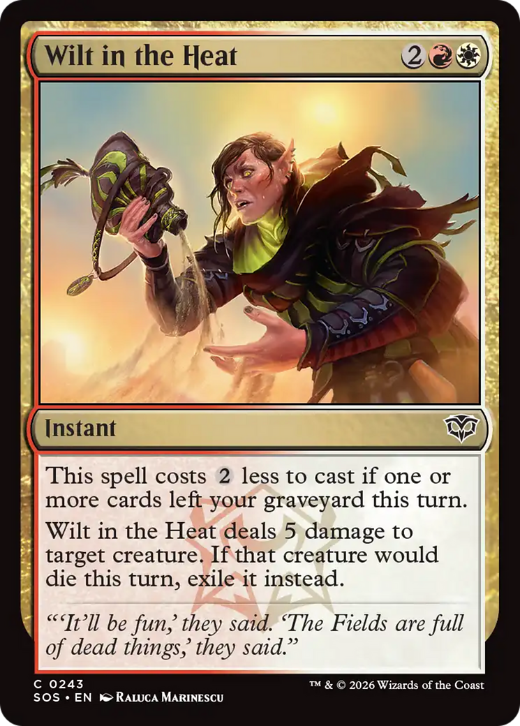 Wilt in the Heat [Secrets of Strixhaven] | Boutique FDB TCG