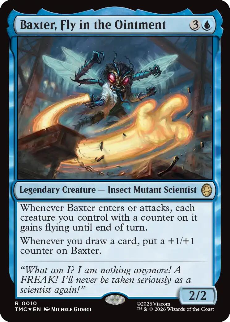 Baxter, Fly in the Ointment (Surge Foil) [Teenage Mutant Ninja Turtles Commander] | Boutique FDB TCG
