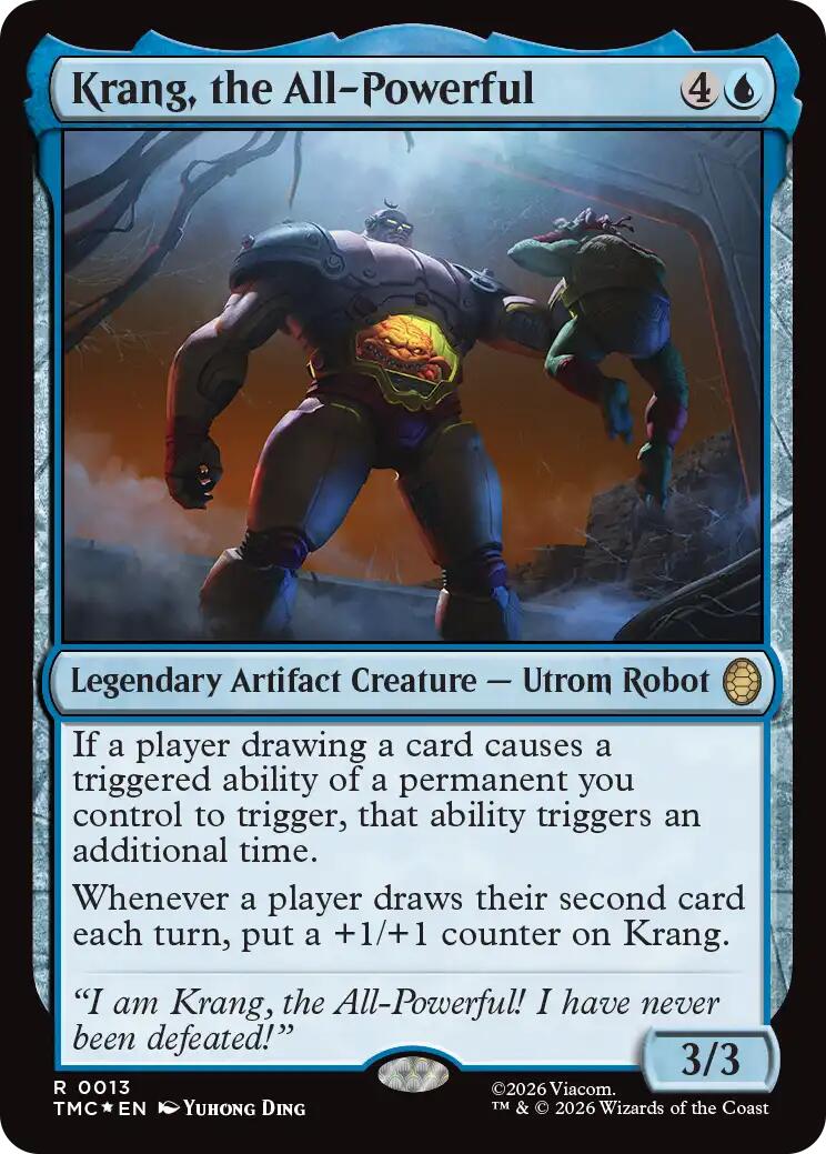 Krang, the All-Powerful (Surge Foil) [Teenage Mutant Ninja Turtles Commander] | Boutique FDB TCG