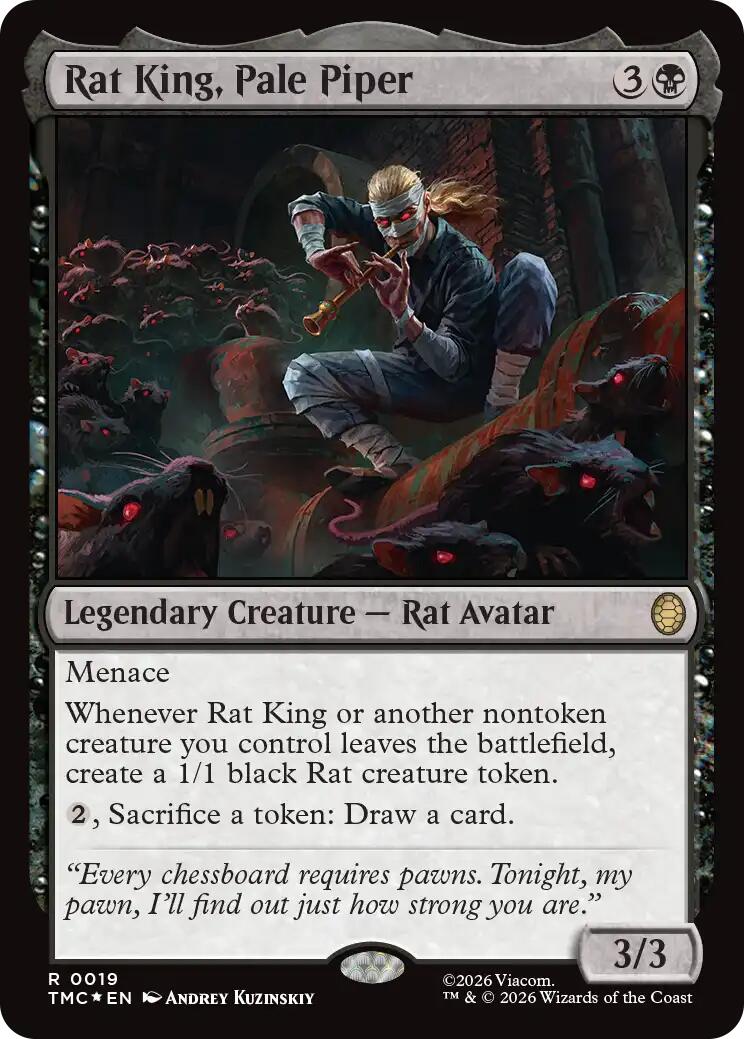 Rat King, Pale Piper (Surge Foil) [Teenage Mutant Ninja Turtles Commander] | Boutique FDB TCG