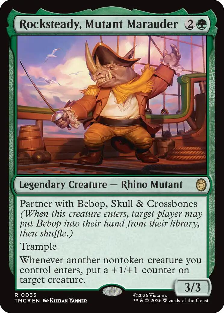 Rocksteady, Mutant Marauder (Surge Foil) [Teenage Mutant Ninja Turtles Commander] | Boutique FDB TCG