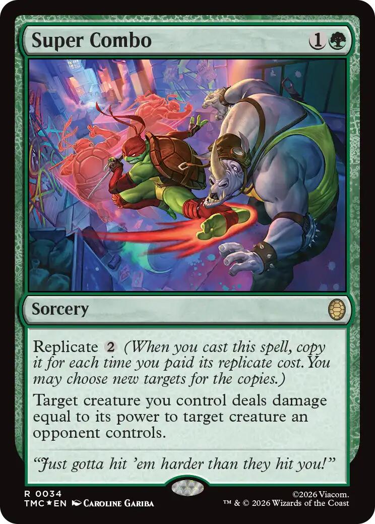 Super Combo (Surge Foil) [Teenage Mutant Ninja Turtles Commander] | Boutique FDB TCG