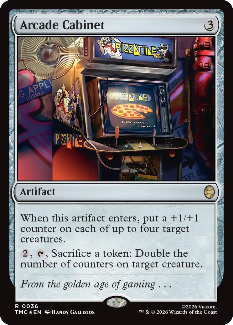 Arcade Cabinet (Surge Foil) [Teenage Mutant Ninja Turtles Commander] | Boutique FDB TCG