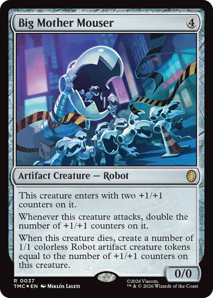 Big Mother Mouser (Surge Foil) [Teenage Mutant Ninja Turtles Commander] | Boutique FDB TCG